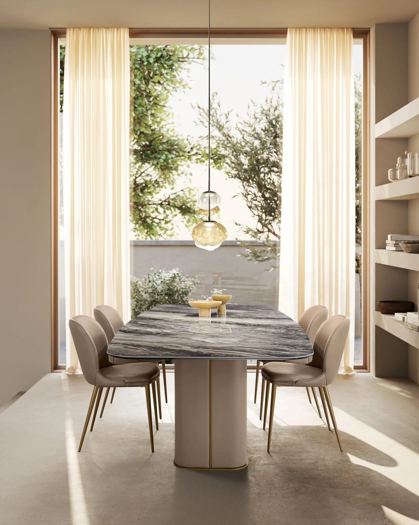 Milos dining tables &middot; 3