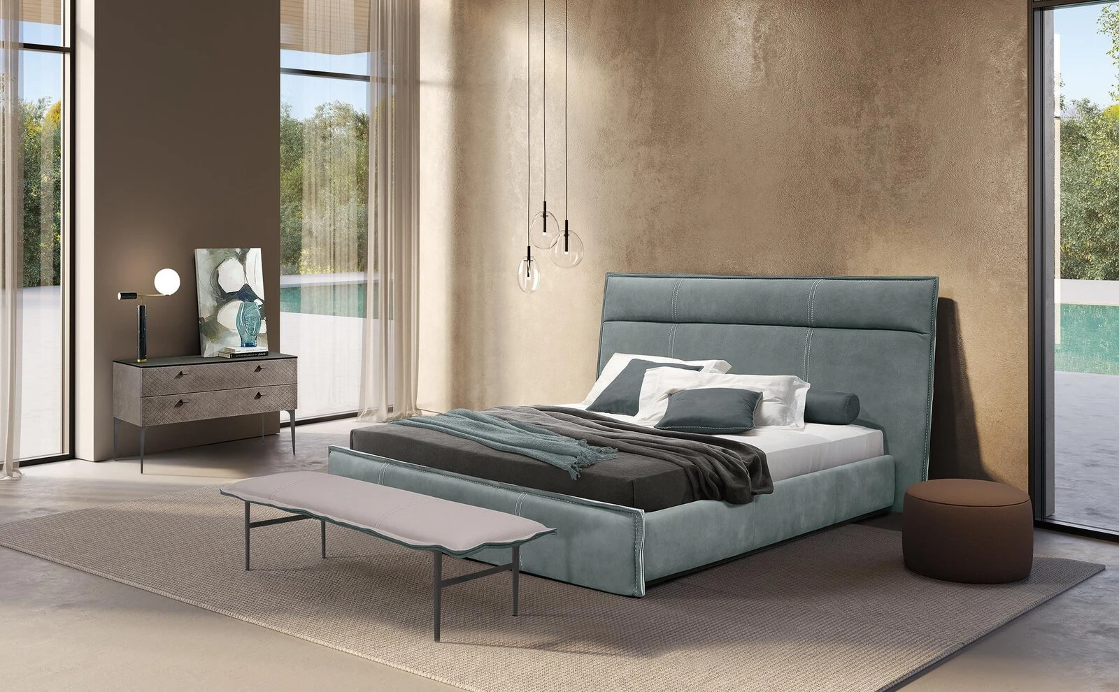 Balloon ottomans &middot; 4