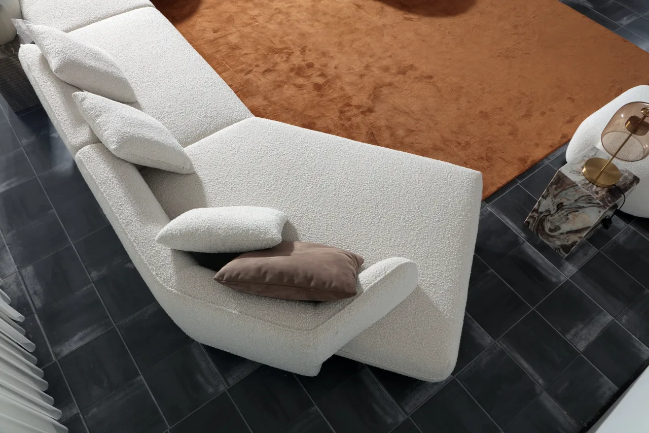 Extended Curve Sofa &middot; 4