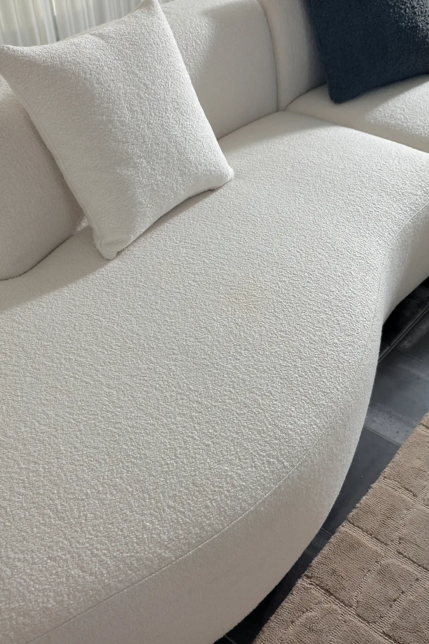 Rounded Straight Sofa &middot; 4
