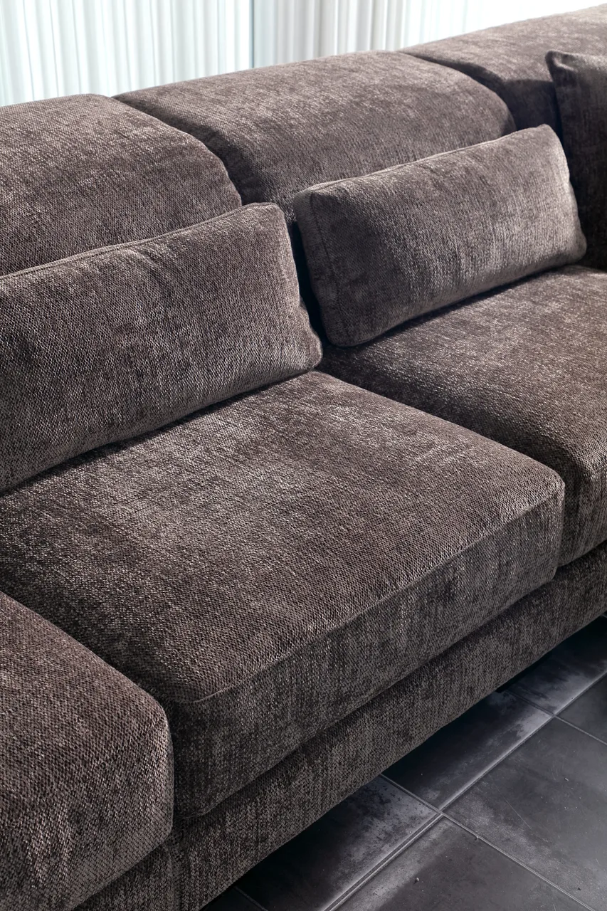 Dark Grey Corner Sofa &middot; 5