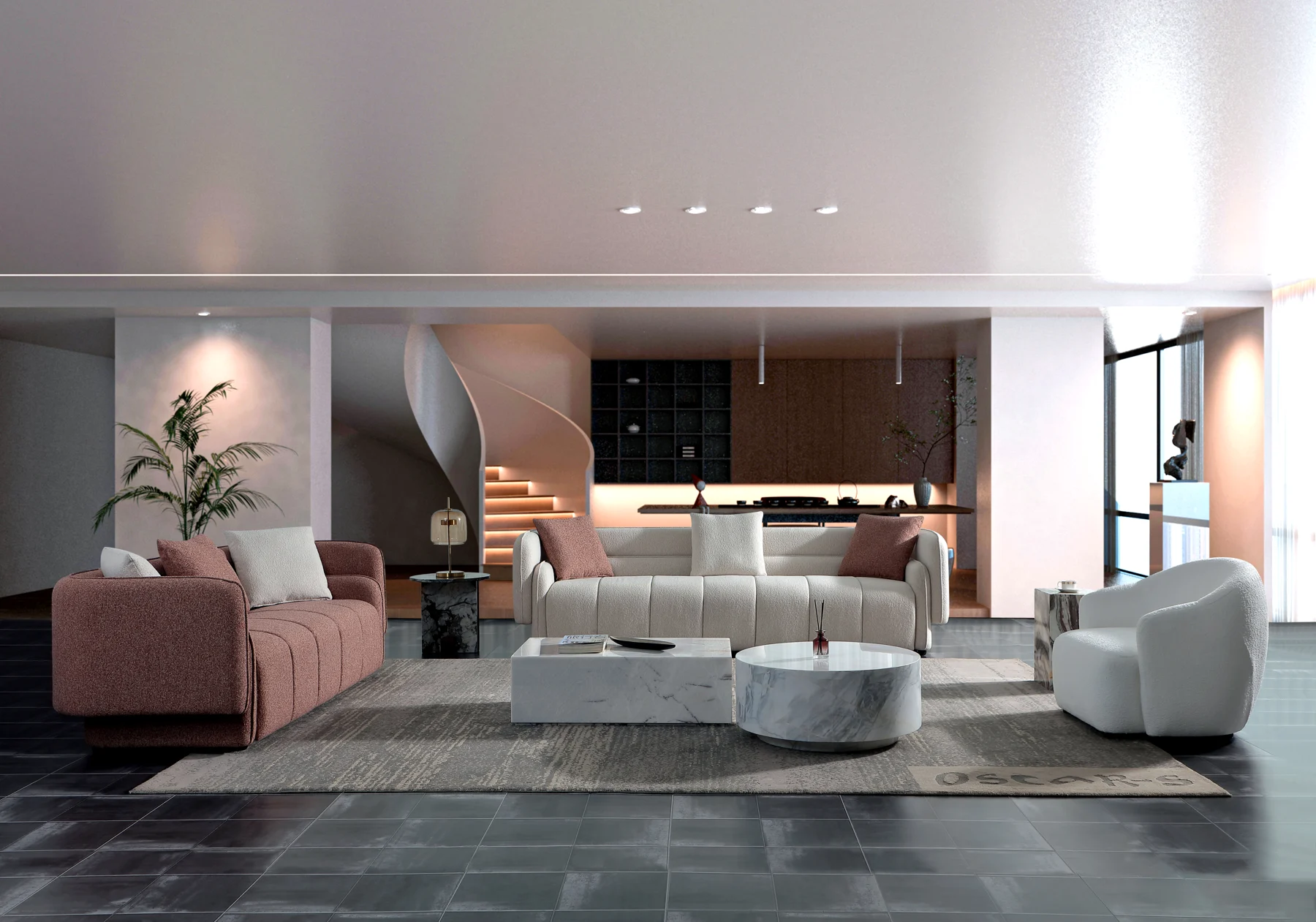 方格模块沙发