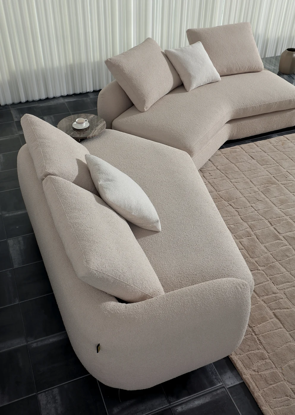 Light Tone Corner Sofa &middot; 3