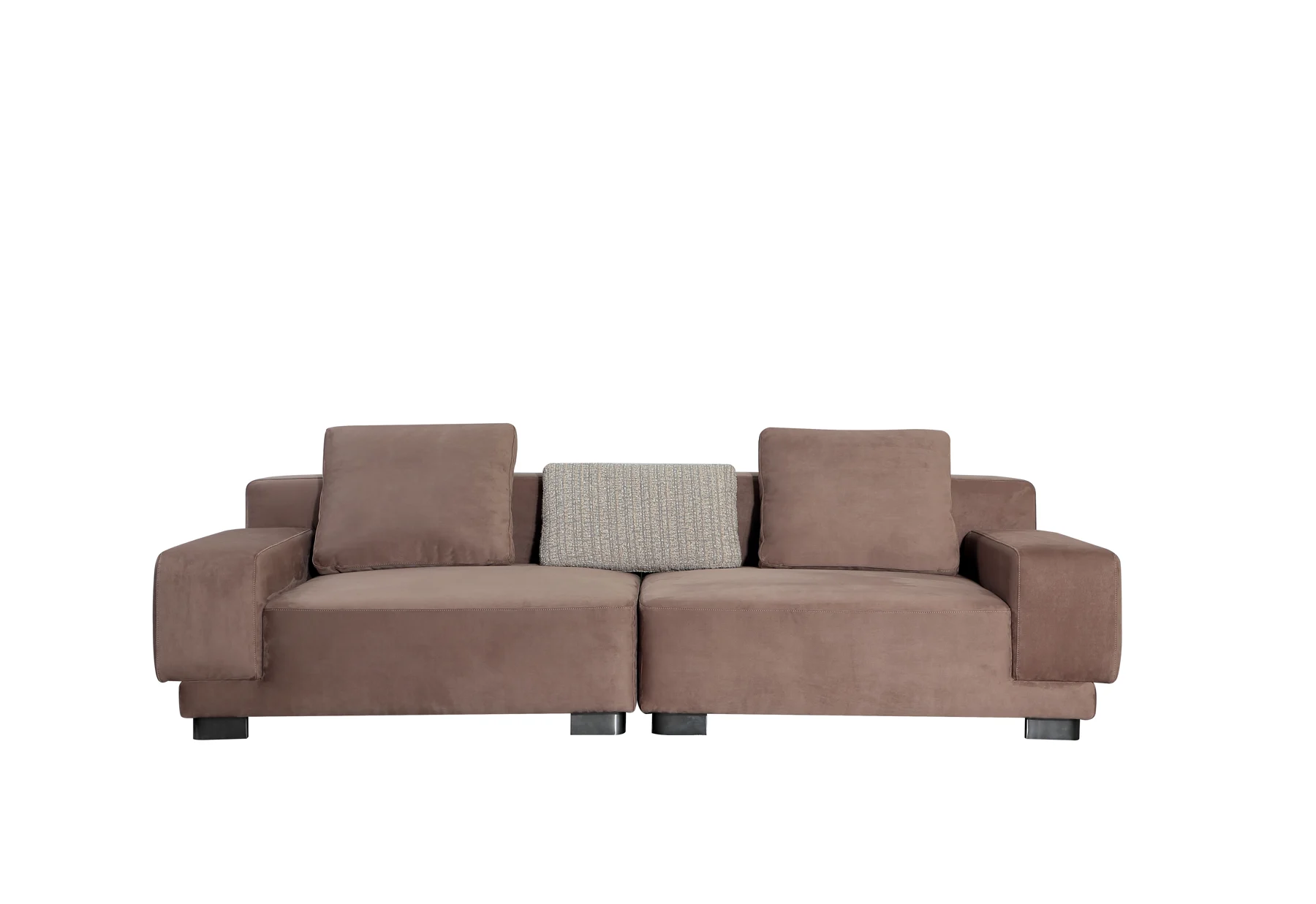 Wide Arm Straight Sofa &middot; 3