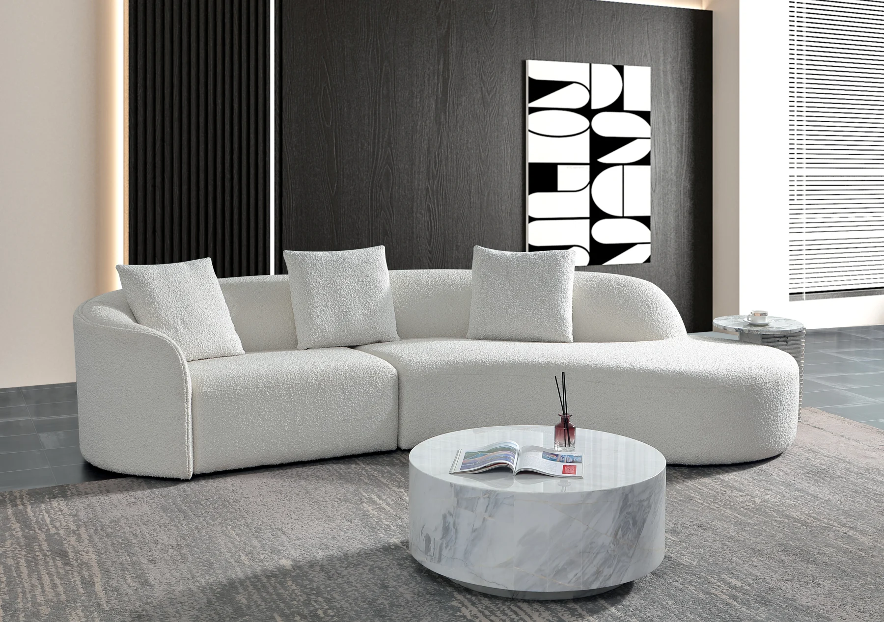 Long Island Curve Sofa &middot; 2