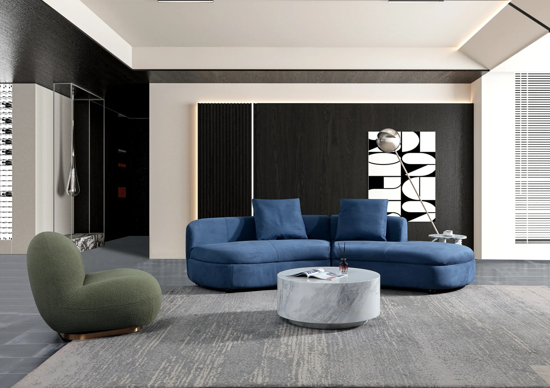 Reception & lounge spaces