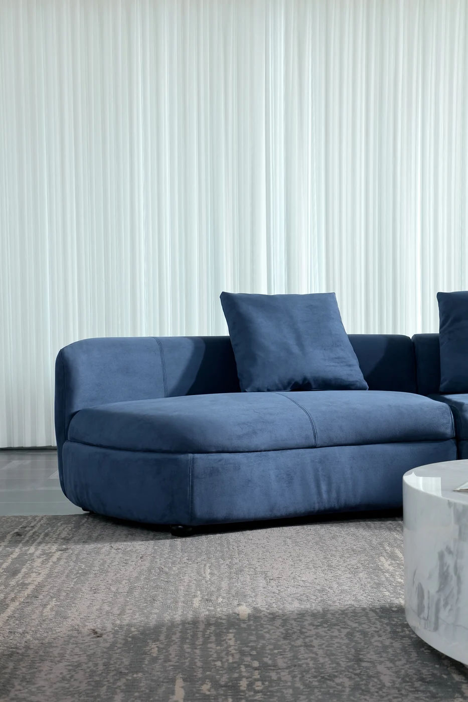 Blue Curve Sofa &middot; 3