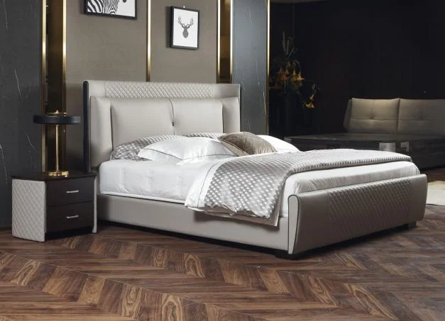 Framed High Headboard Bed