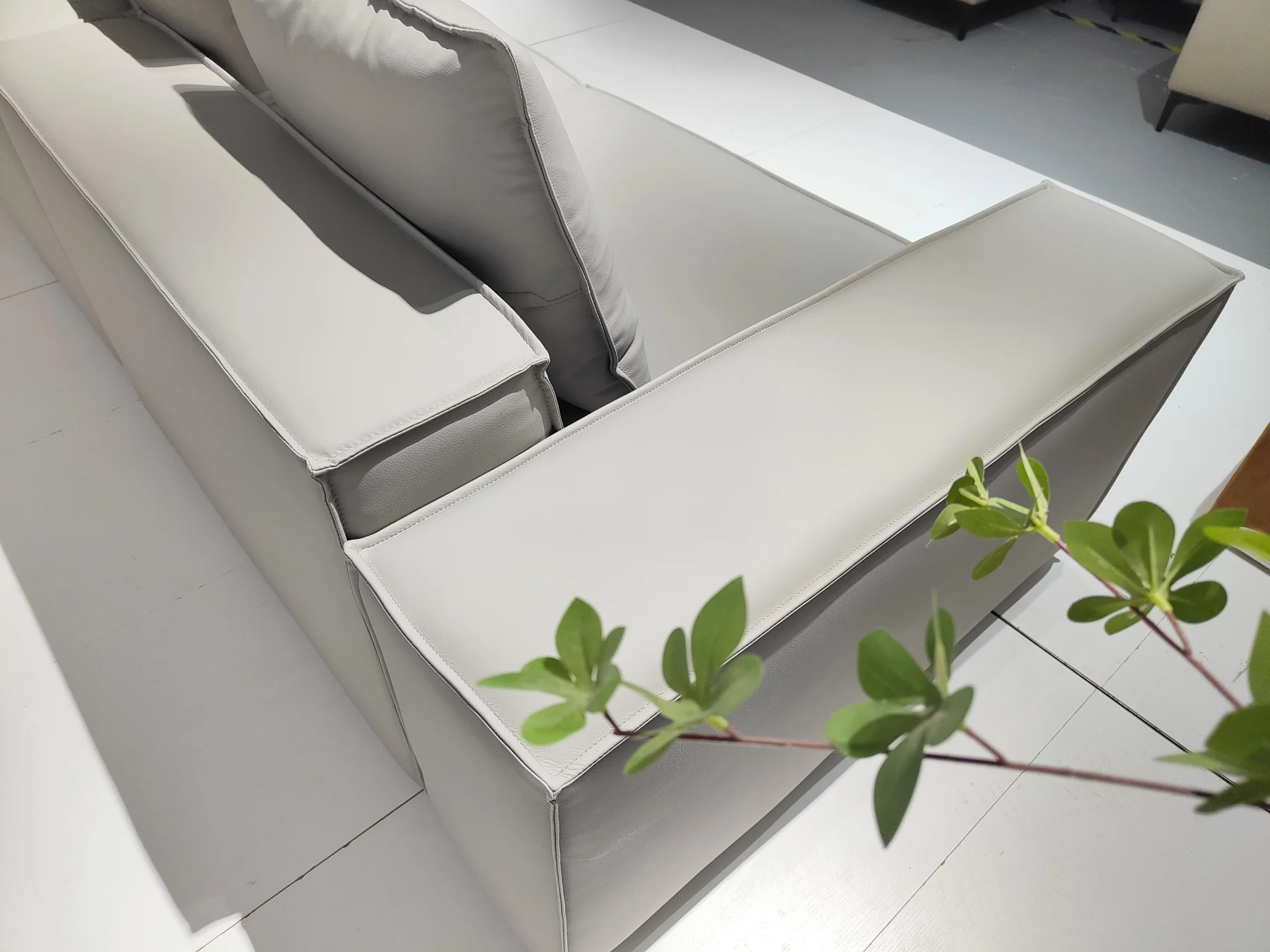 Square Arm Sectional Sofa &middot; 2